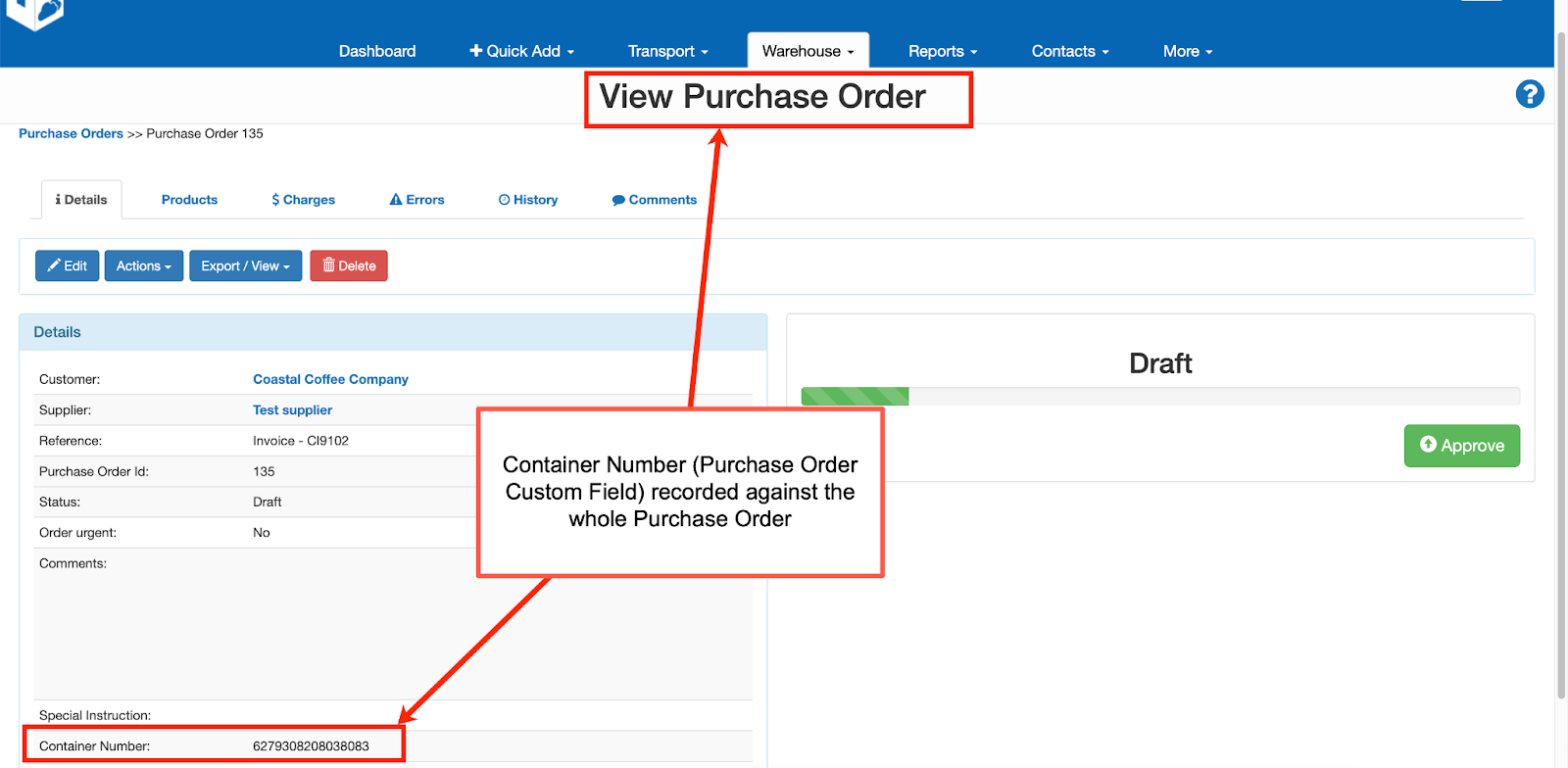Purchase Order Product Custom Fields Explained