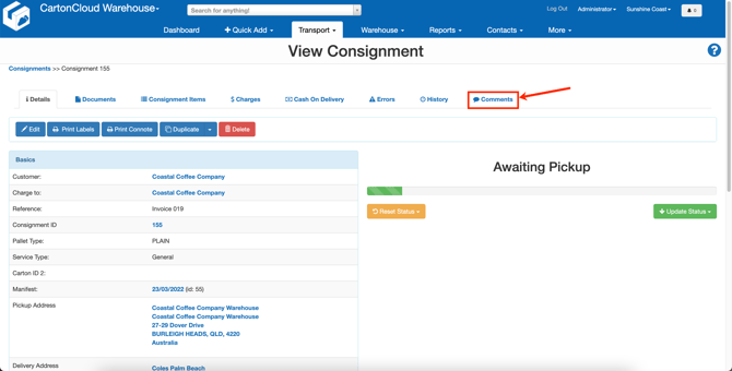 adding-a-comment-to-a-consignment-0