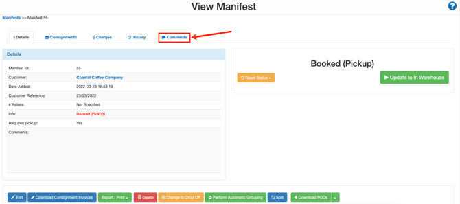 adding-a-comment-to-a-manifest-0