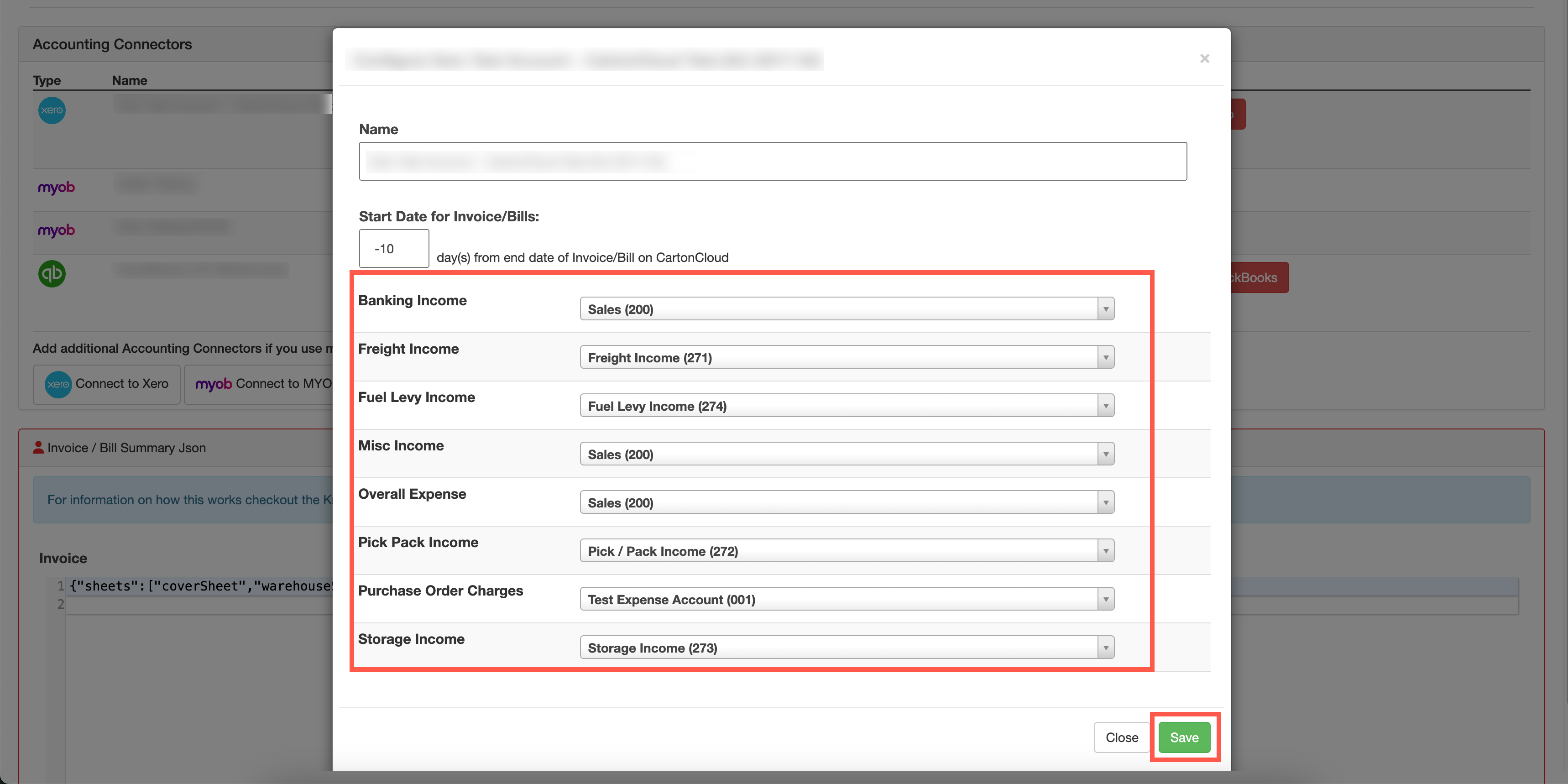 Item Code Gl Mapping Example Custom General Ledger Mapping