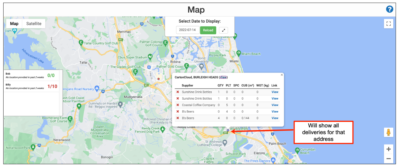 Map View