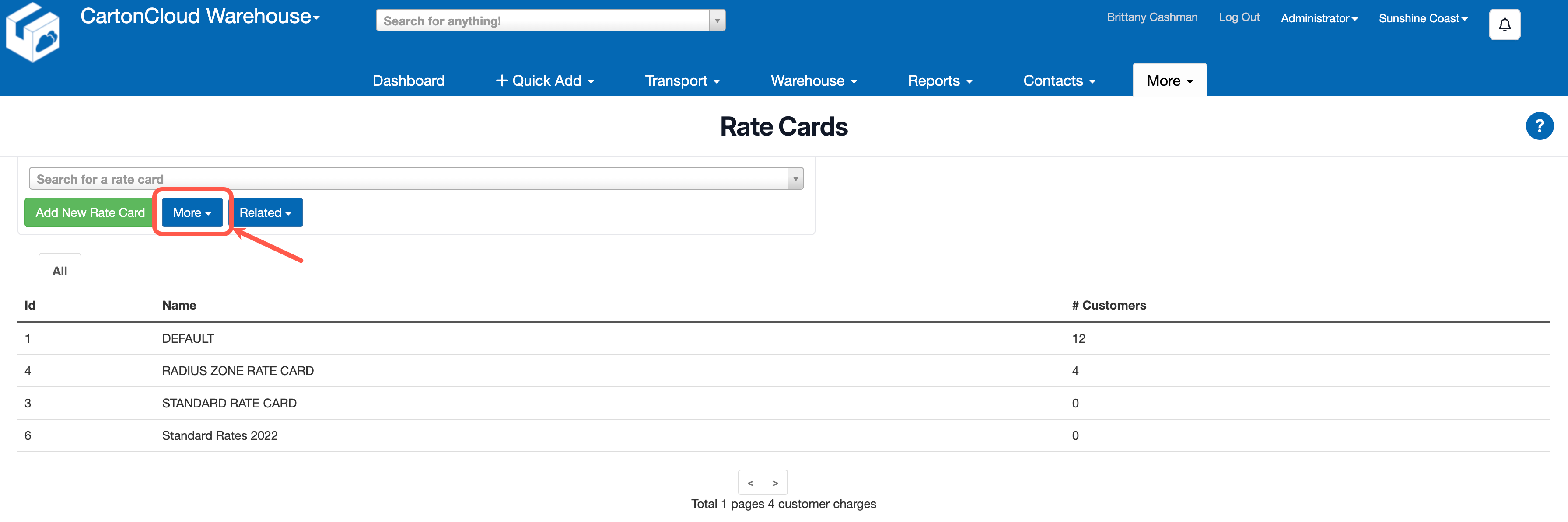 Rate Card