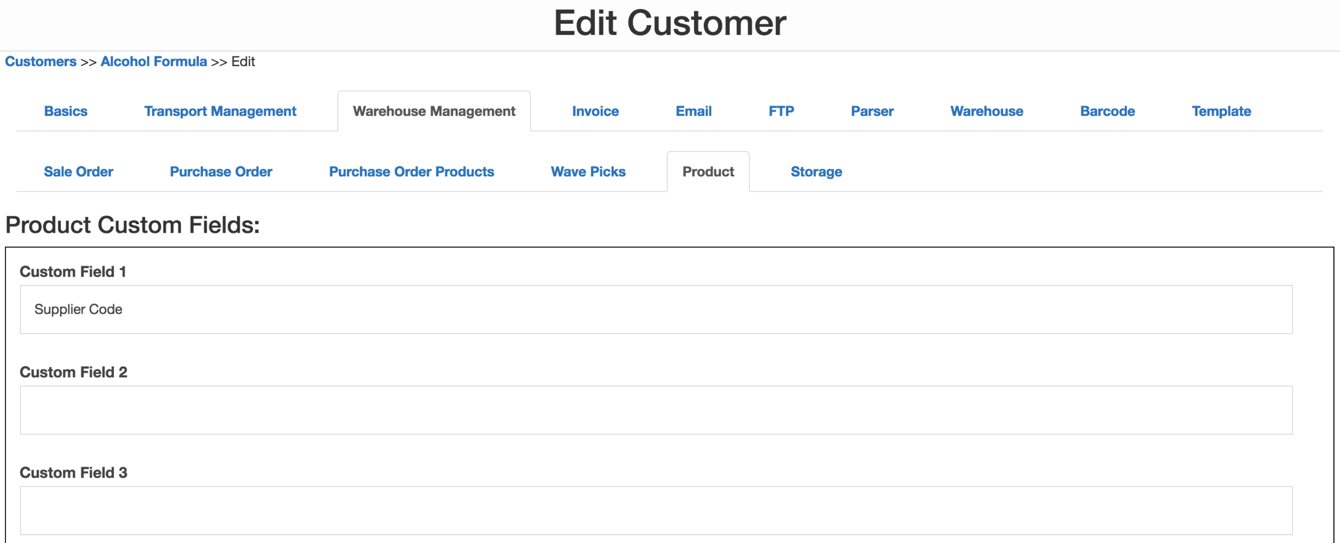Setting up Product Custom Fields (optional)