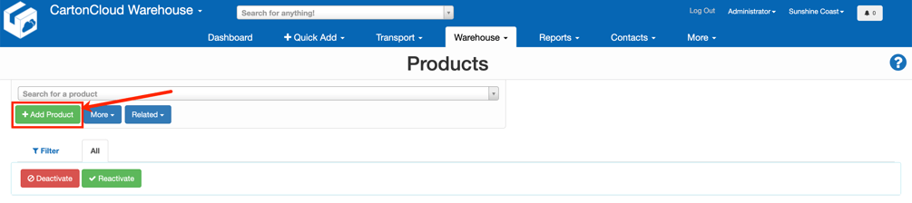 Instructions Example For Product Set Up Setting up Products