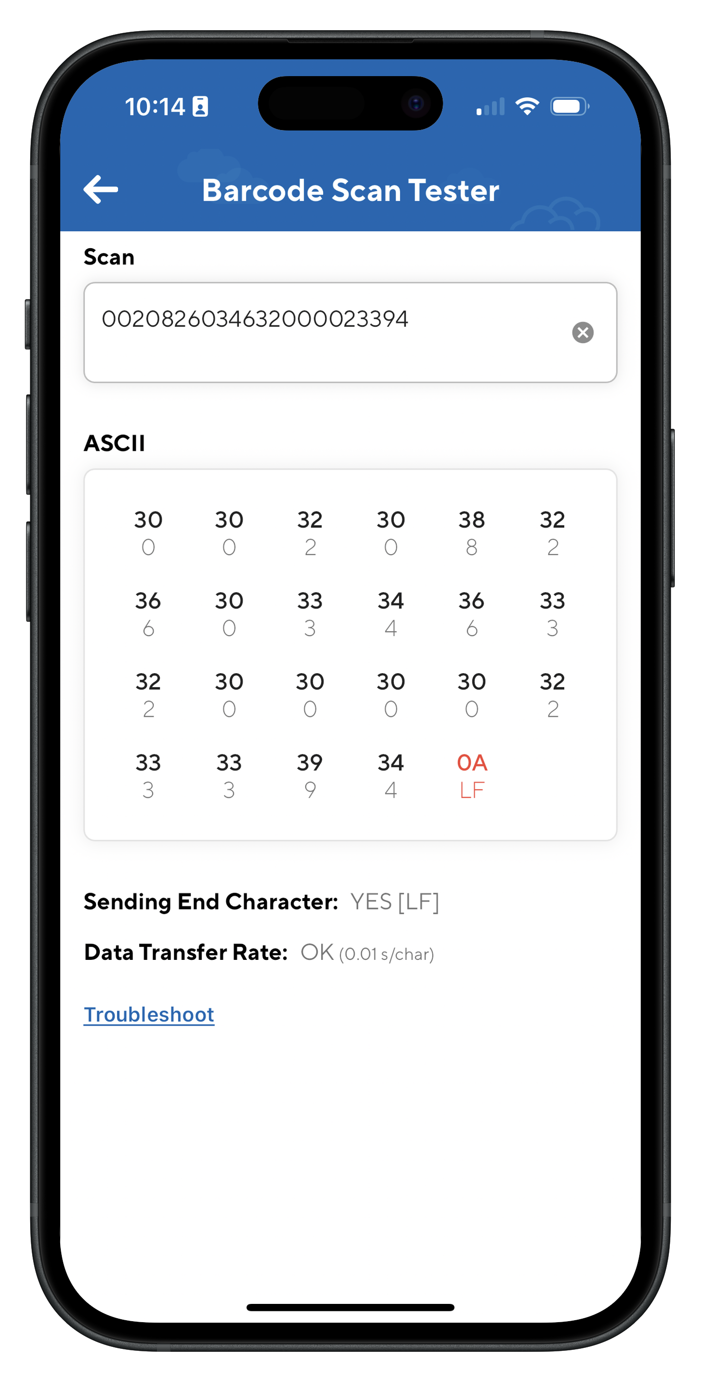 Troubleshooting Barcode Scanning (Mobile App)